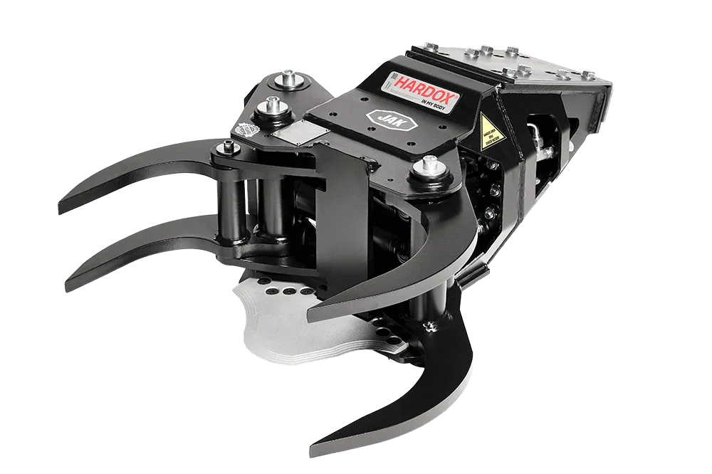 Ragnartech JAK-200 Model Grapple Tree Shears | With Collector & Rotator Options | For 2-5 Ton Excavators