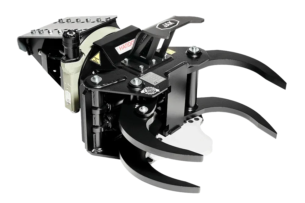 Ragnartech JAK-250 Model Grapple Tree Shears | With Collector & Rotator Options | For 6-12 Ton Excavators
