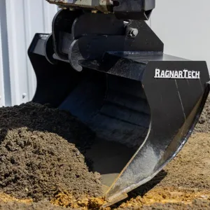 Ragnartech Kubota Series Of Tapered Tilt-Bucket | 43", 48" & 52" Wide | 4 To 8 Ton | For Excavators