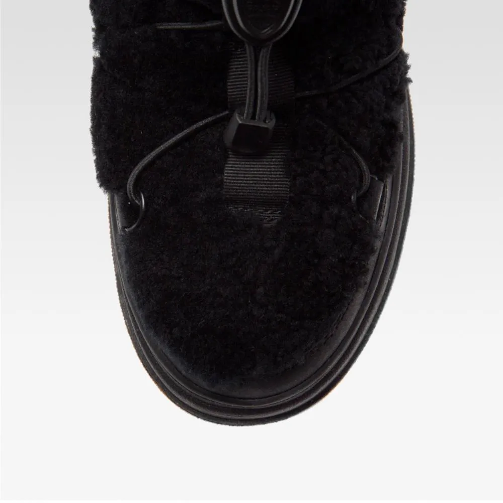 Reebok Footwear Women Rima Shearling Tall Boots HI BLACK