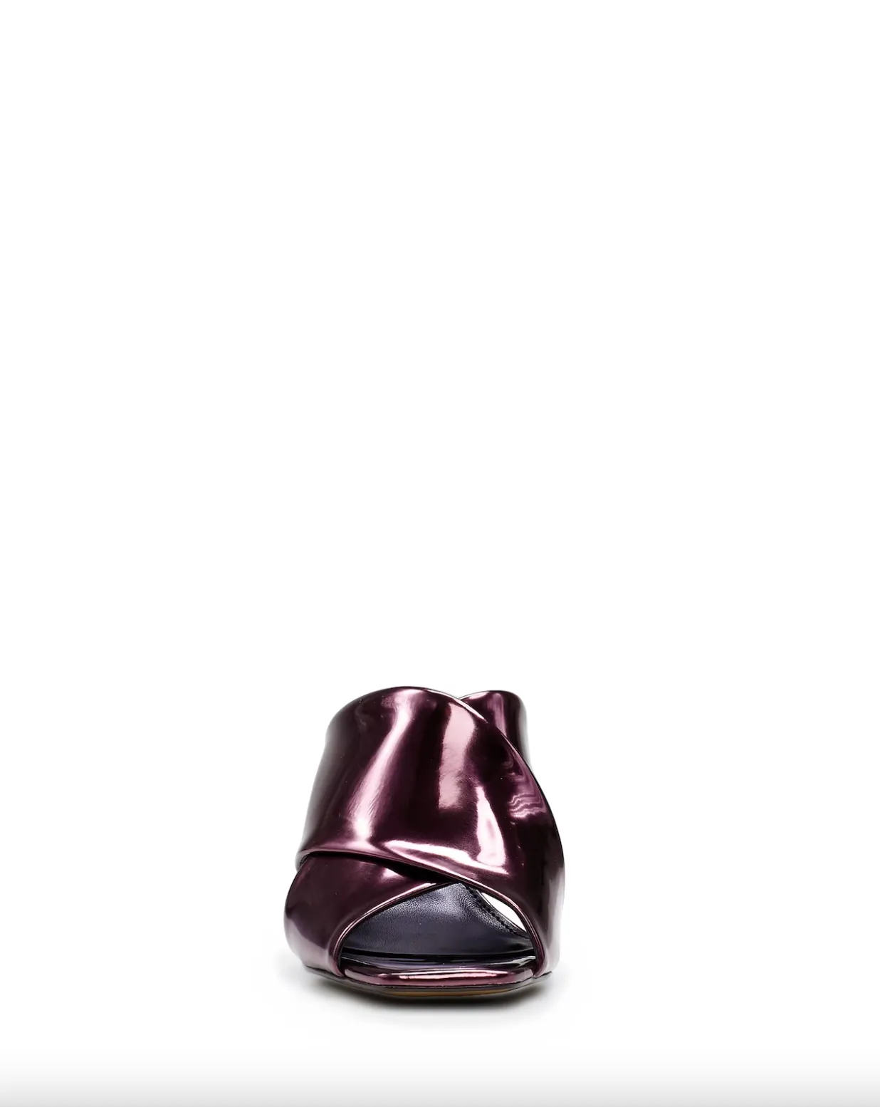 Rehnya Mule Sandal - Plum Metallic
