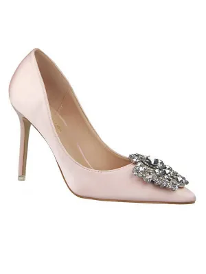 Rhinestone Pointed Toe Stiletto&Pumps