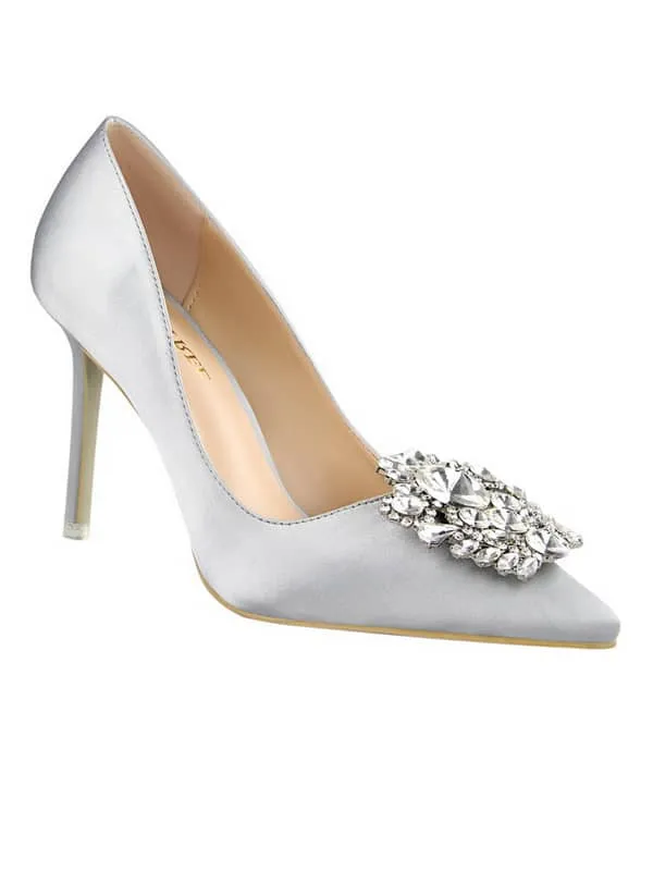 Rhinestone Pointed Toe Stiletto&Pumps
