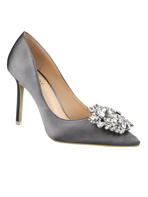 Rhinestone Pointed Toe Stiletto&Pumps