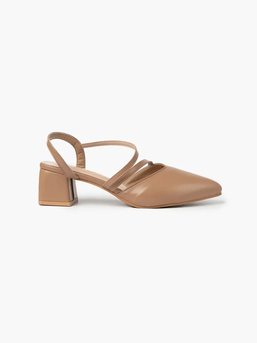 Rhys Strap Slingback Heels