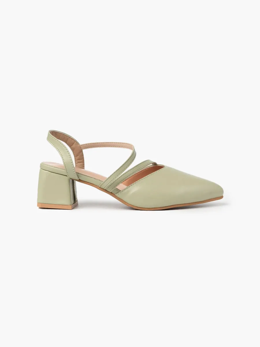 Rhys Strap Slingback Heels