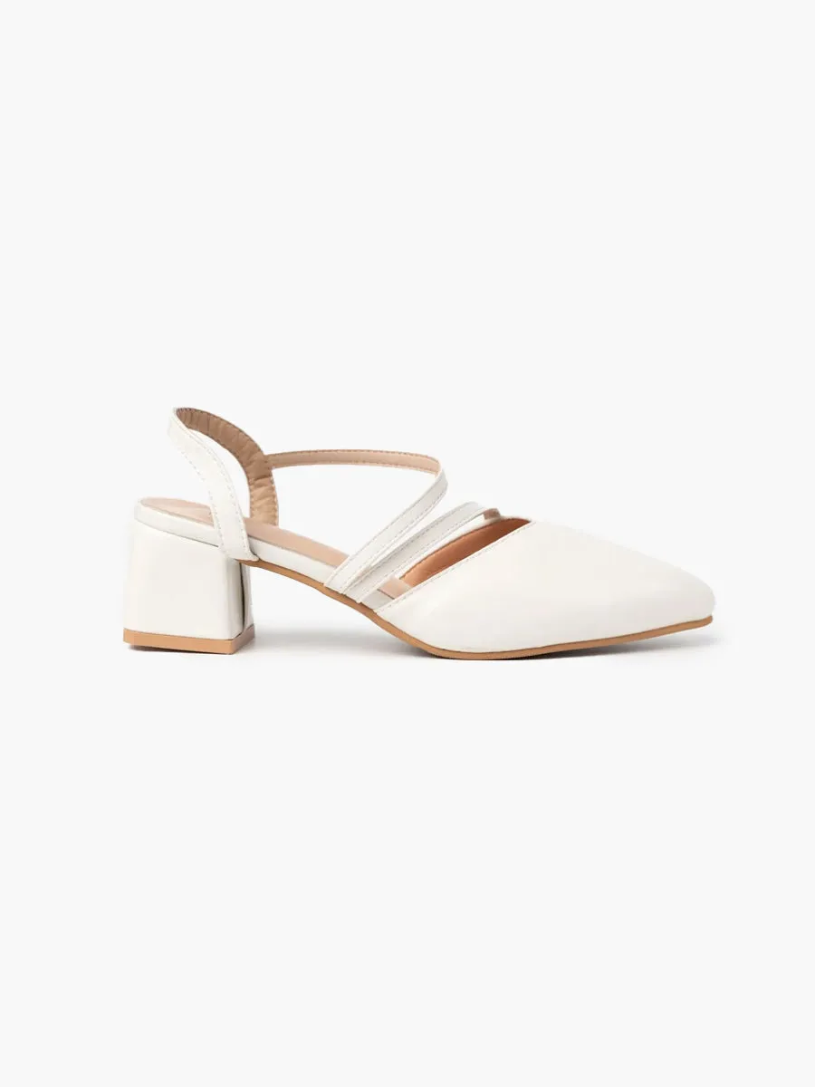 Rhys Strap Slingback Heels