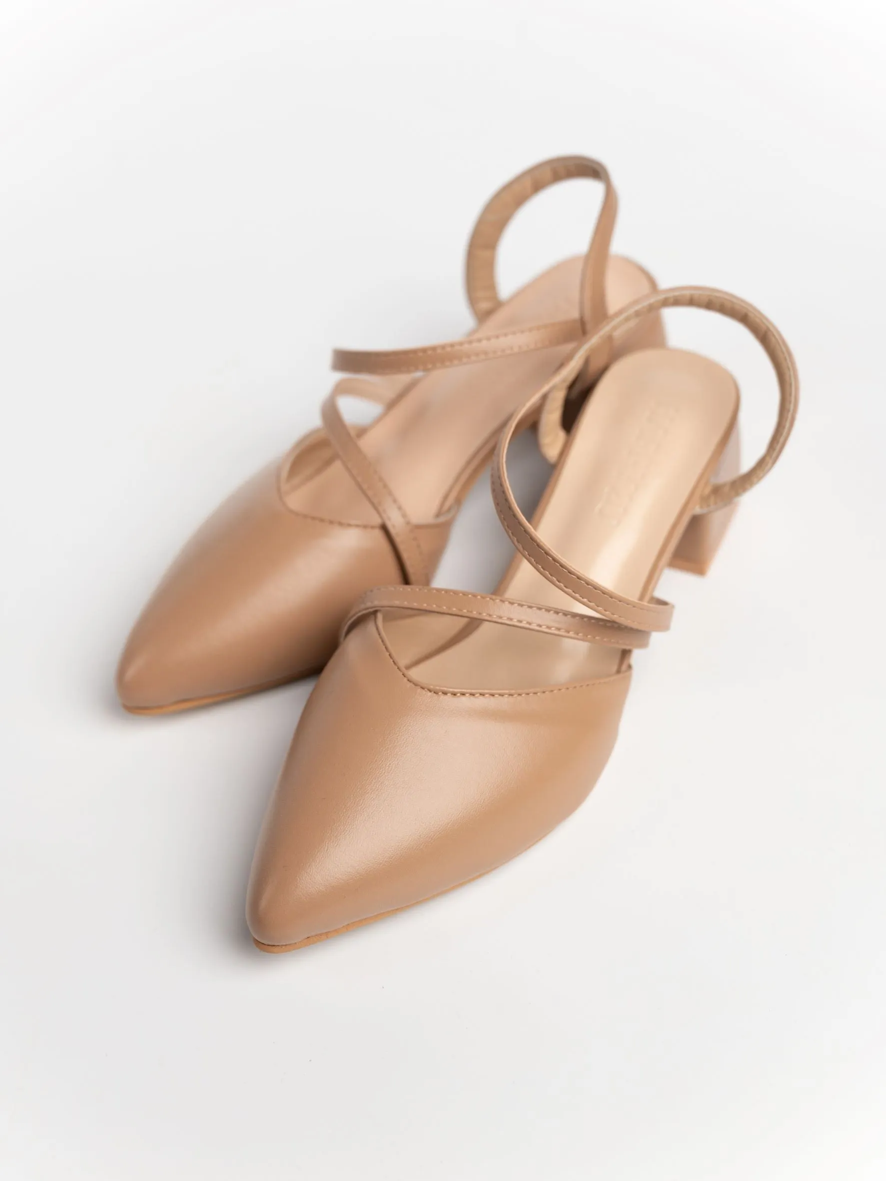 Rhys Strap Slingback Heels
