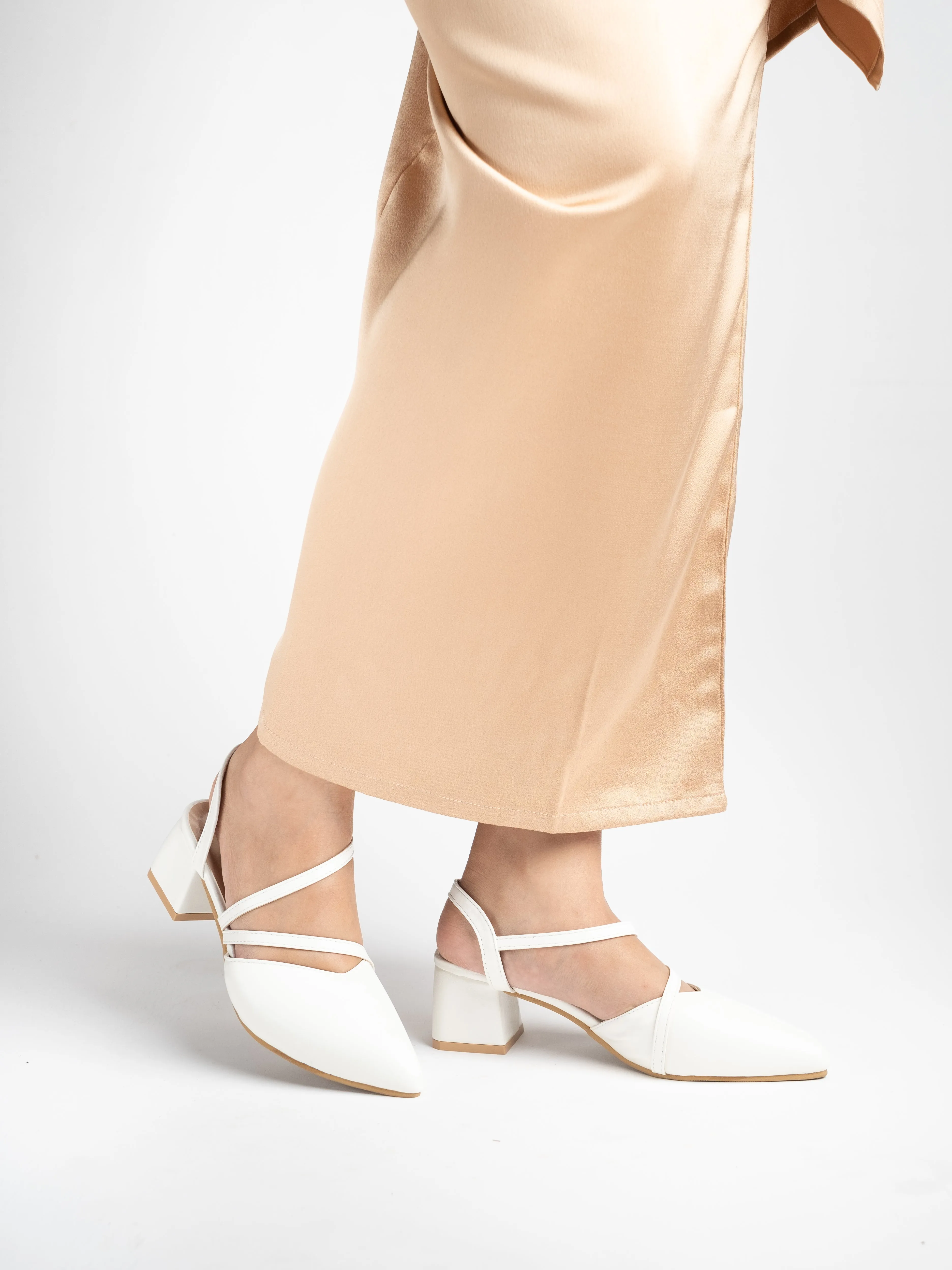 Rhys Strap Slingback Heels