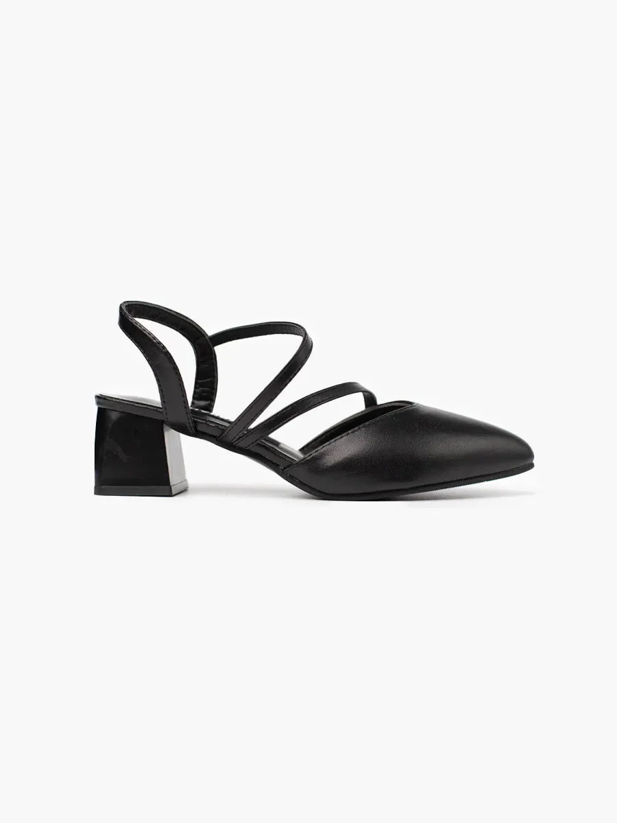 Rhys Strap Slingback Heels