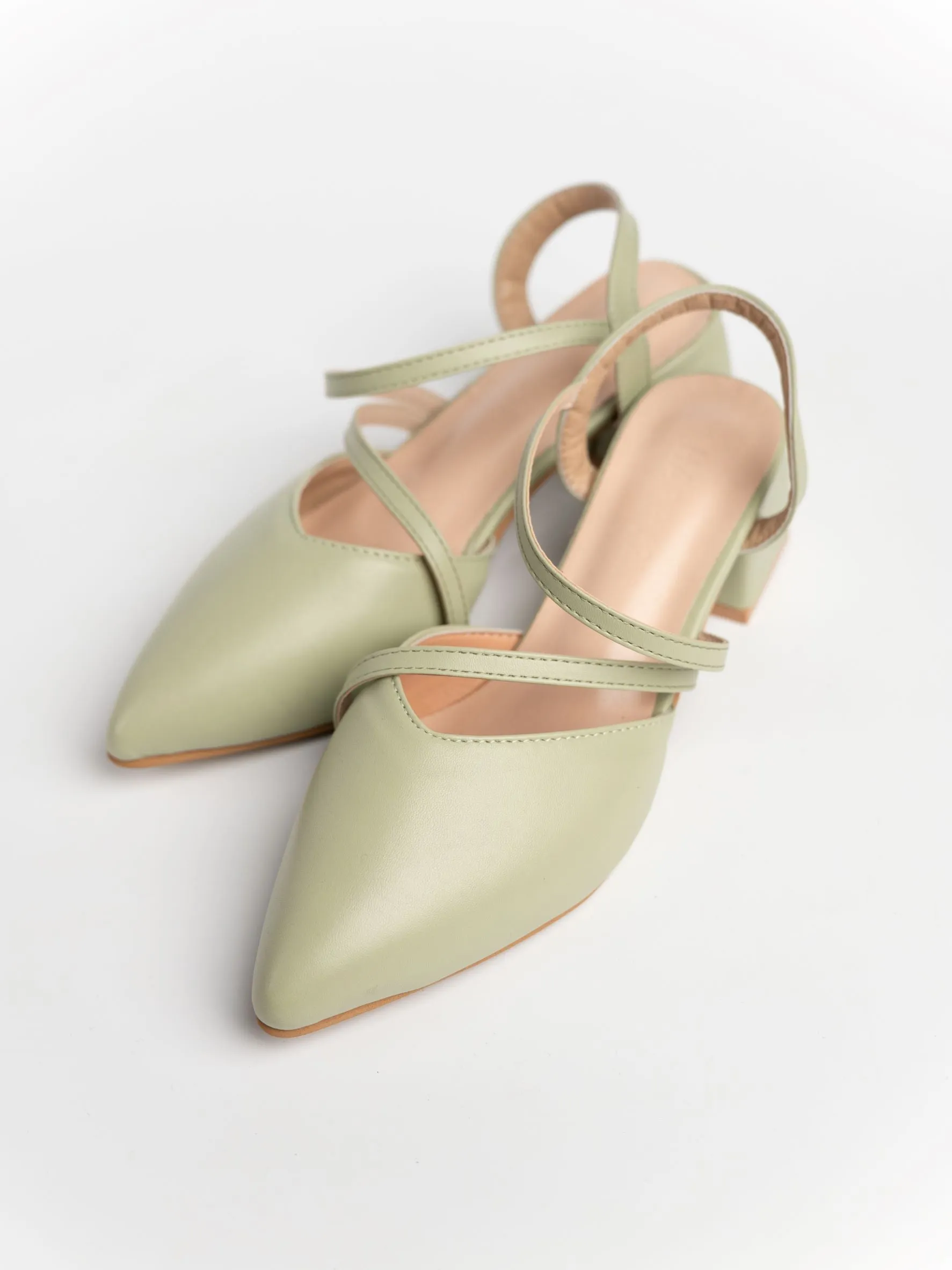 Rhys Strap Slingback Heels