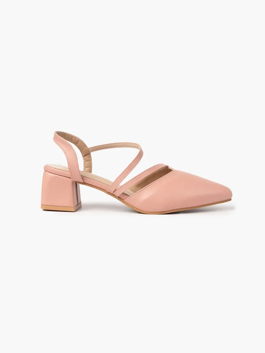 Rhys Strap Slingback Heels