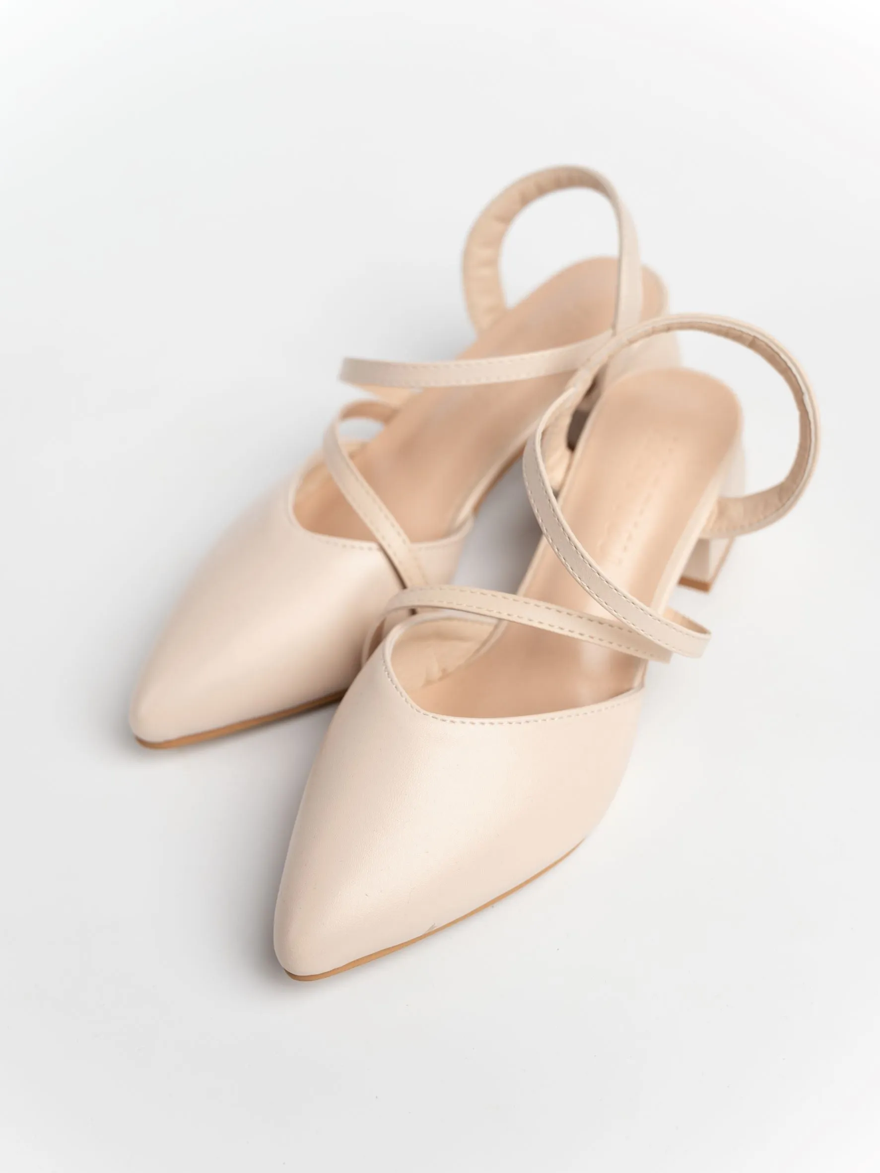 Rhys Strap Slingback Heels