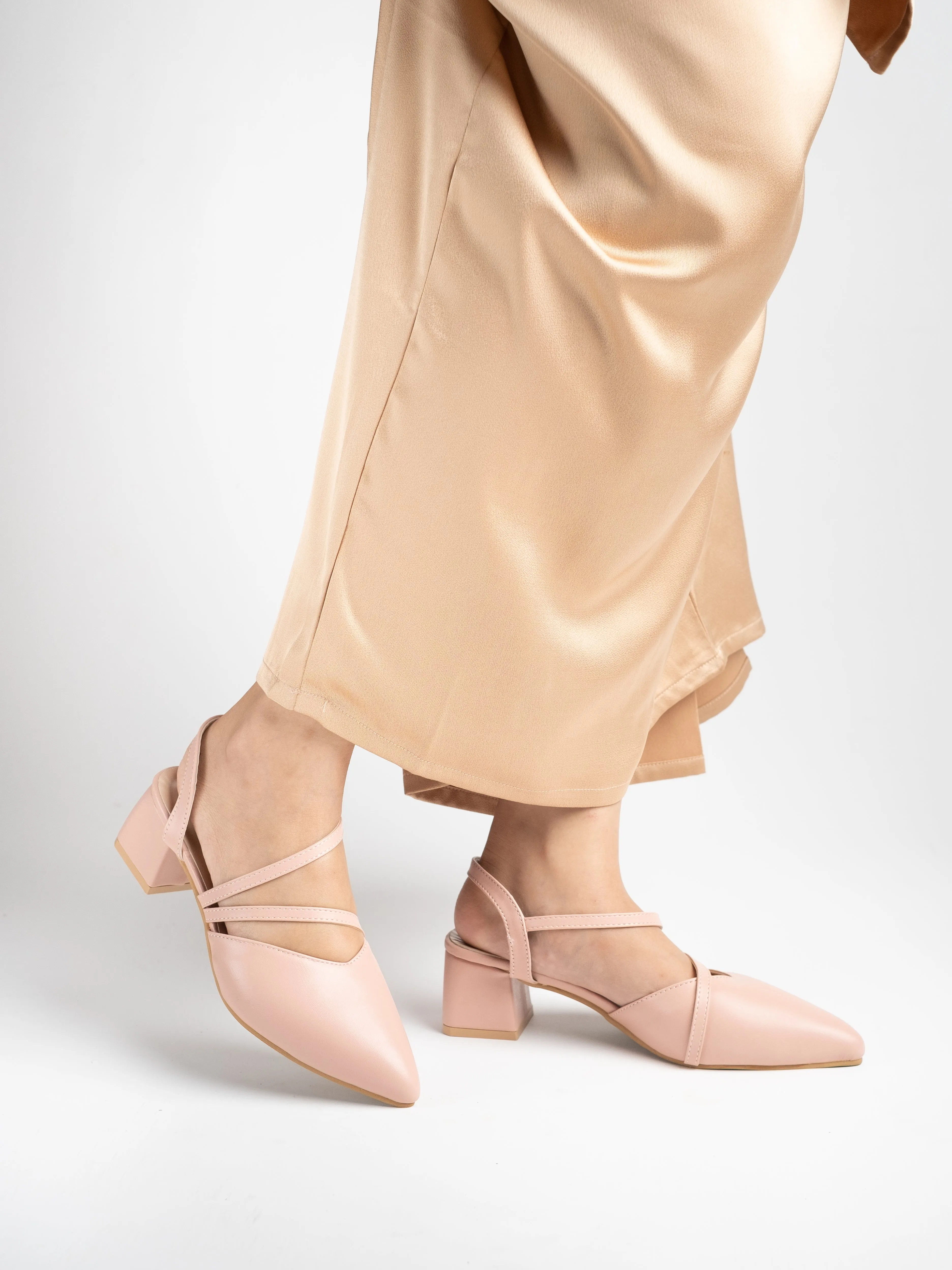 Rhys Strap Slingback Heels