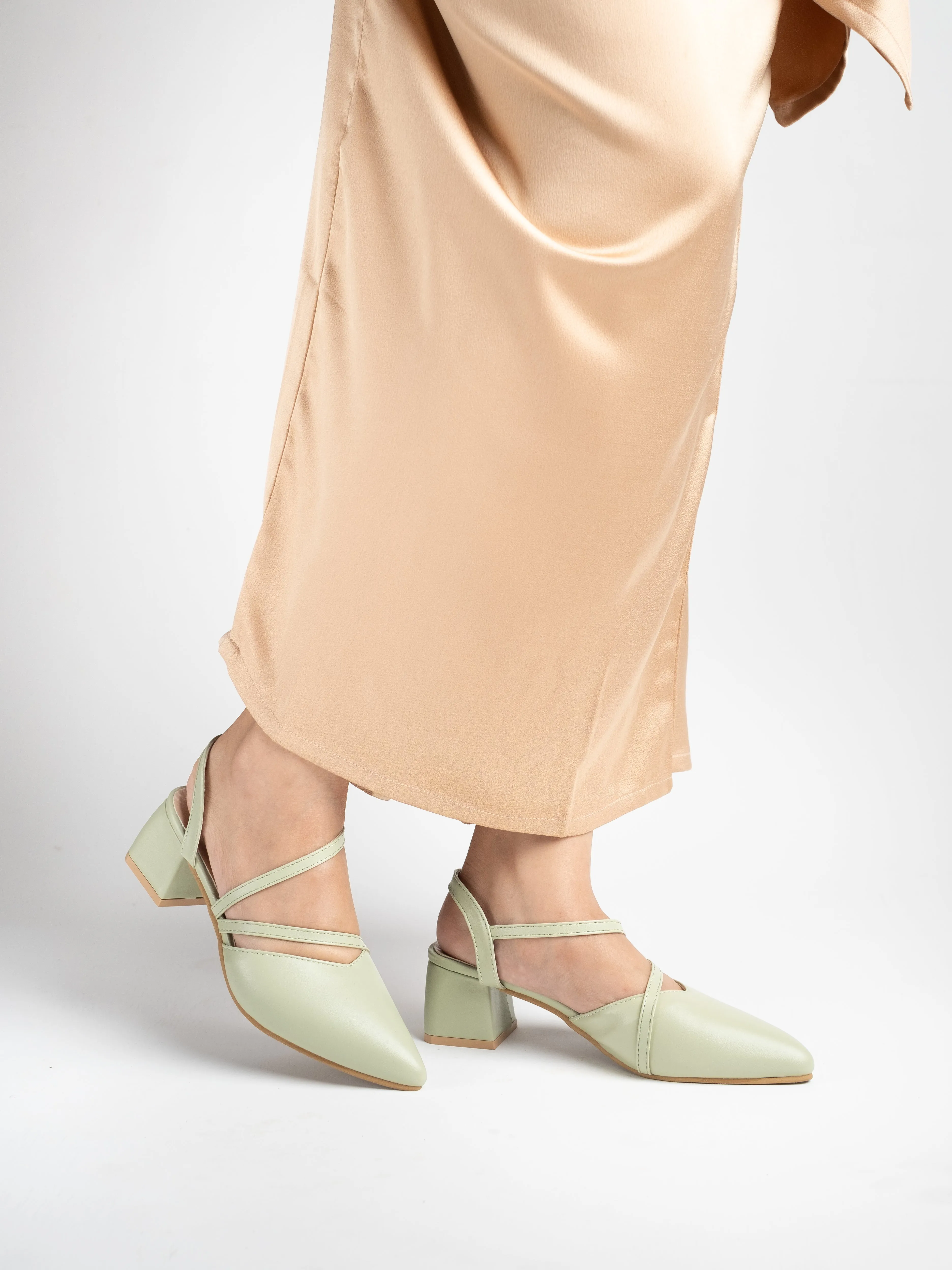 Rhys Strap Slingback Heels