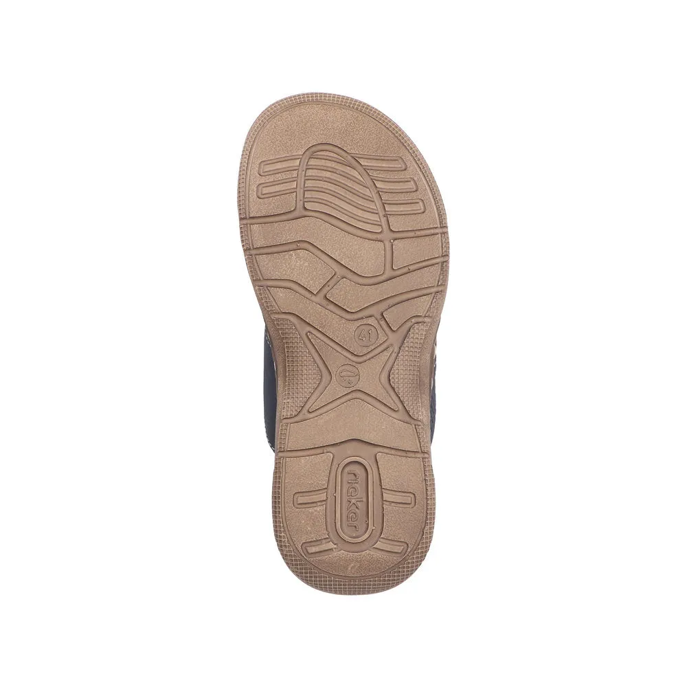 Rieker 21491-14 Mens Navy Blue Slider Sandals