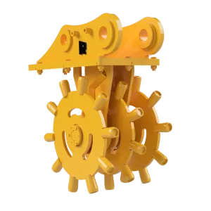 Rockland Sheepsfoot Compaction Wheel | Trench Width 6" To 60" inches | Weight 15,000 To 110,000 Lbs | For Excavators & Tractor Loader Backhoe