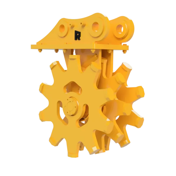 Rockland Tamper Foot Compaction Wheel | Fast & Easy Bearing Replacement | For Excavators