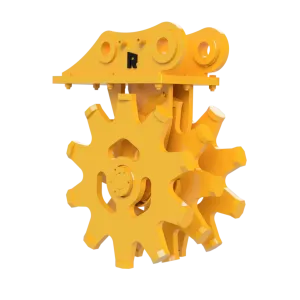 Rockland Tamper Foot Compaction Wheel | Fast & Easy Bearing Replacement | For Excavators