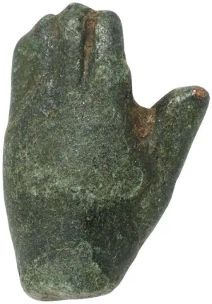 ROMAN BRONZE HAND FROM A FIGURE
