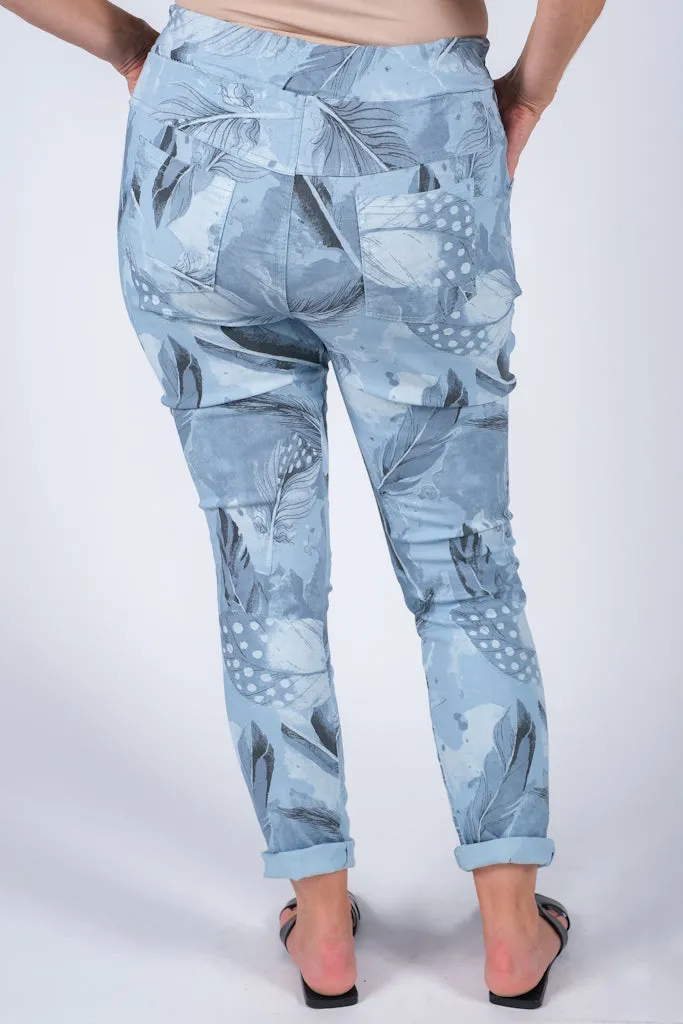 Roseann Feather Pull On Pant (PL710R)