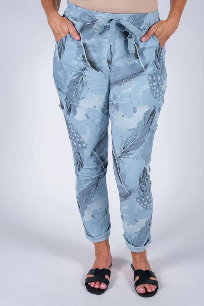 Roseann Feather Pull On Pant (PL710R)