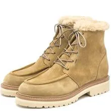 Rupert Sanderson Vesper Shearling Suede Boots