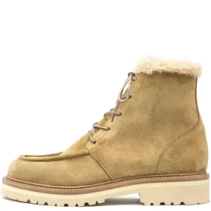 Rupert Sanderson Vesper Shearling Suede Boots