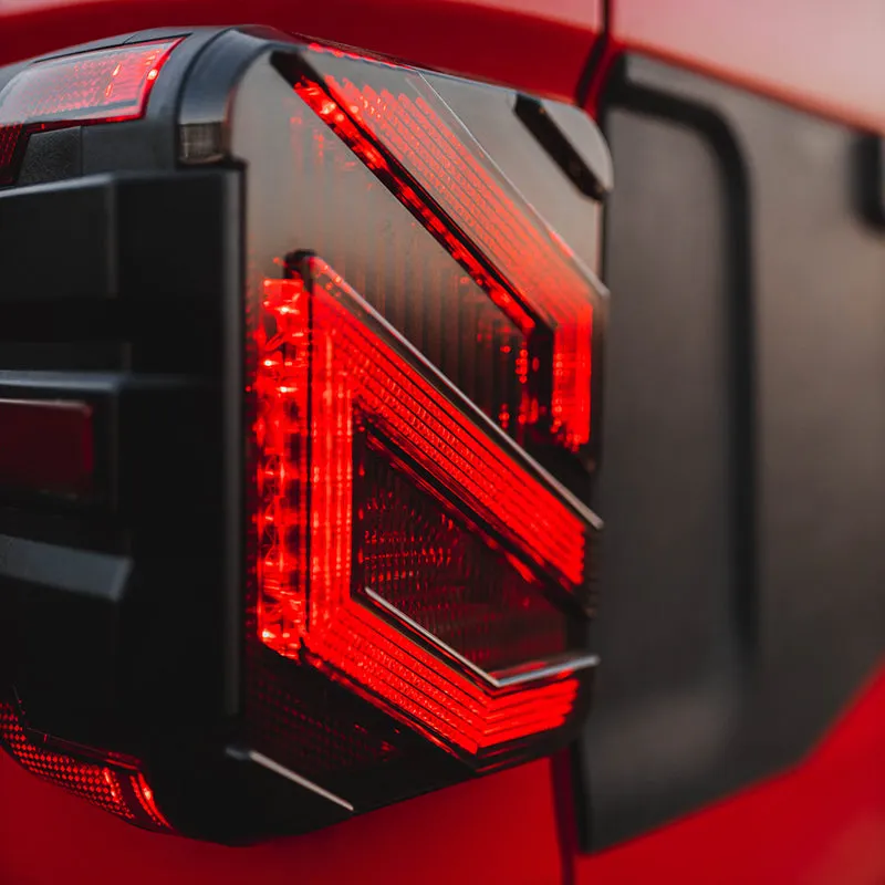 S-shape Full LED Tail Lights Assembly For 2020-Later Jeep Gladiator JT
