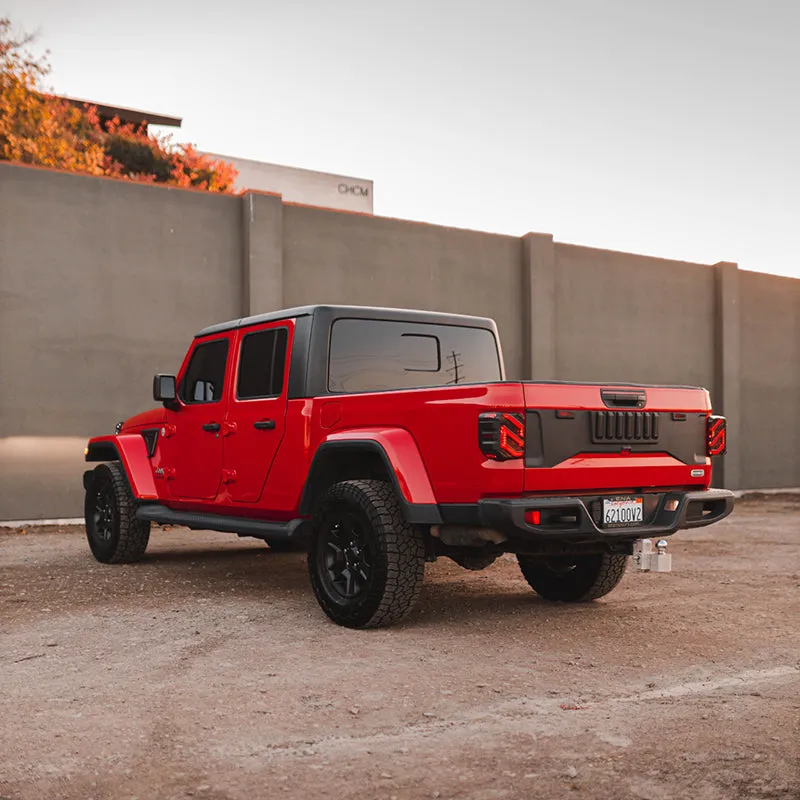 S-shape Full LED Tail Lights Assembly For 2020-Later Jeep Gladiator JT