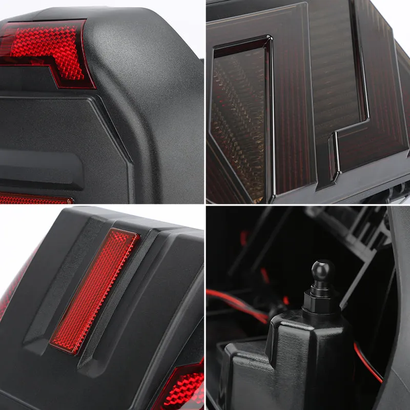 S-shape Full LED Tail Lights Assembly For 2020-Later Jeep Gladiator JT