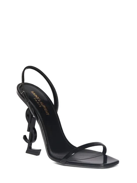 Saint Laurent   110mm Opyum leather sandals 