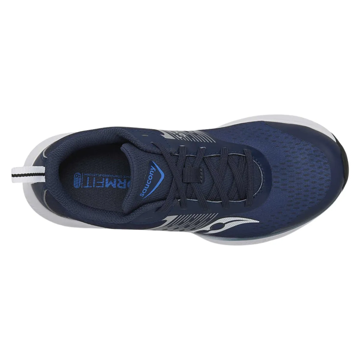 Saucony Boy's (Grade School) Ride KDZ Blue/Navy/Silver