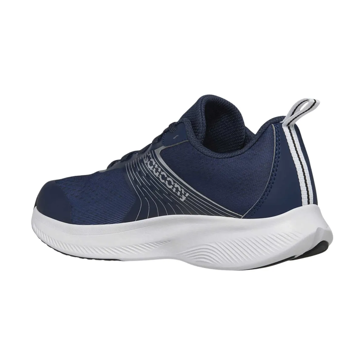 Saucony Boy's (Grade School) Ride KDZ Blue/Navy/Silver