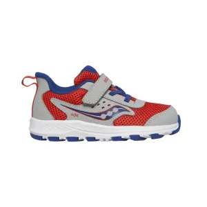 Saucony Toddler's Ride 10 Jr Grey/Navy/Red