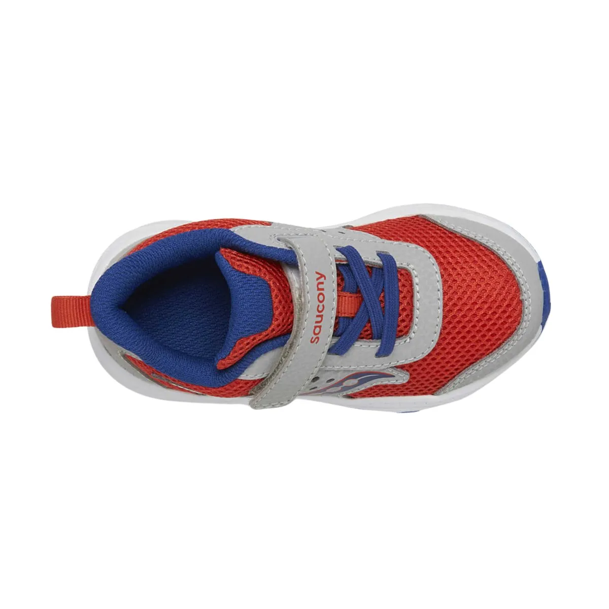 Saucony Toddler's Ride 10 Jr Grey/Navy/Red