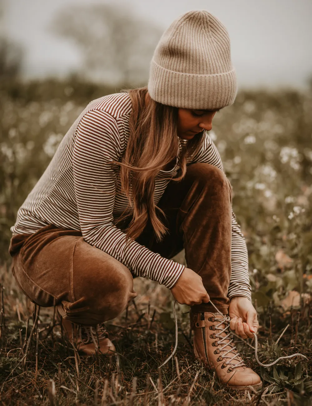 Shearling Winter Boot Women - Oats