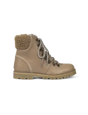 Shearling Winter Boot Women - Oats