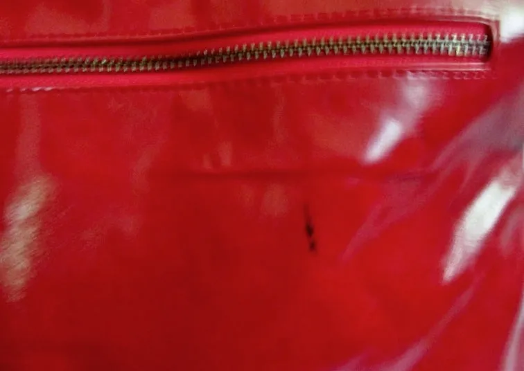 SHIRALEAH Chicago HARPER RED CROSS BODY BAG Vegan shoulder purse RED BERRY