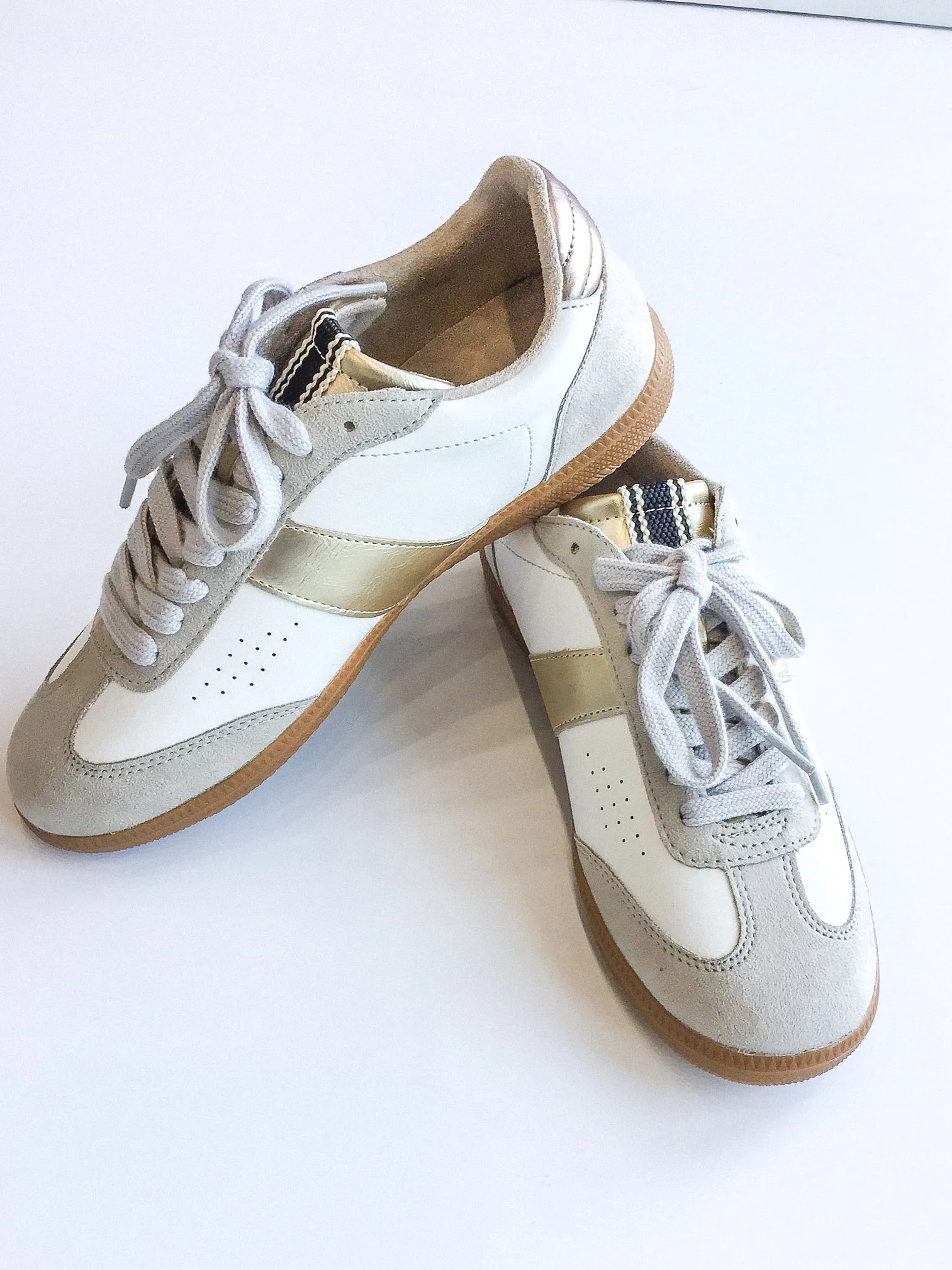 Shushop Gold Sydney Sneakers