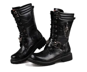 Skull Boots Military