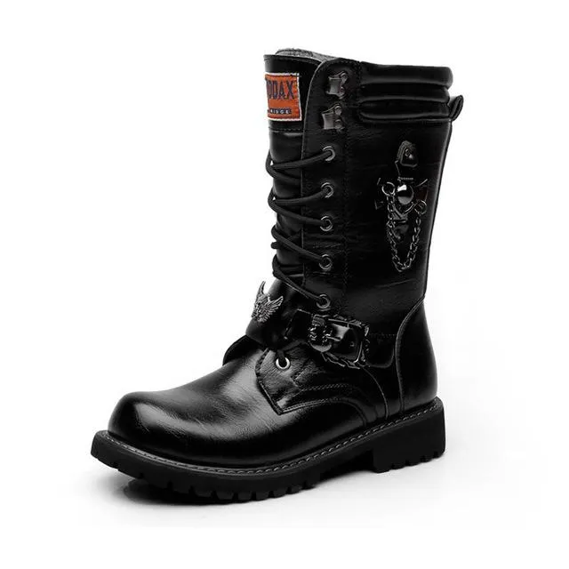 Skull Boots Military