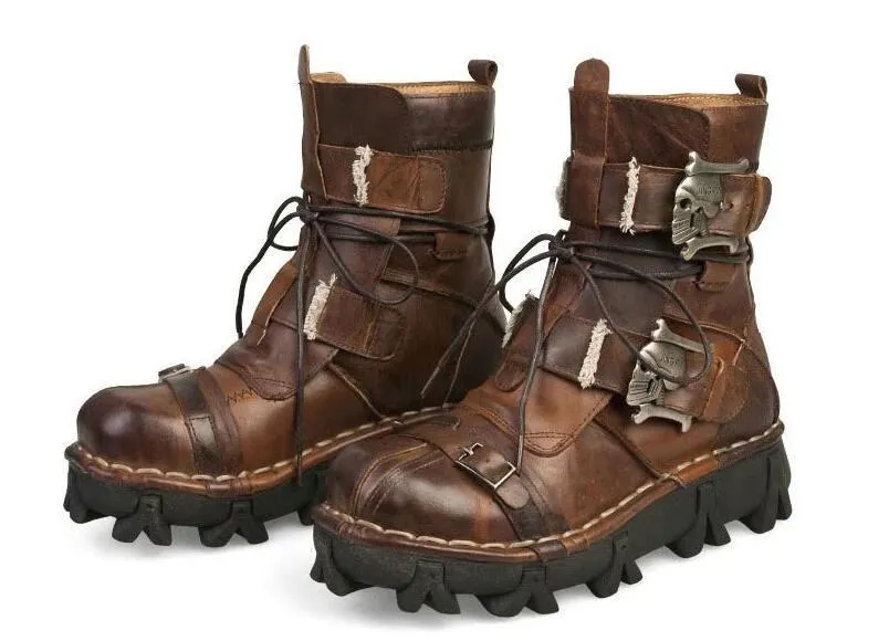 Skull Boots SteamPunk