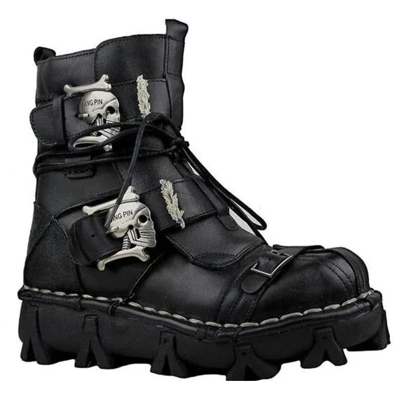 Skull Boots SteamPunk