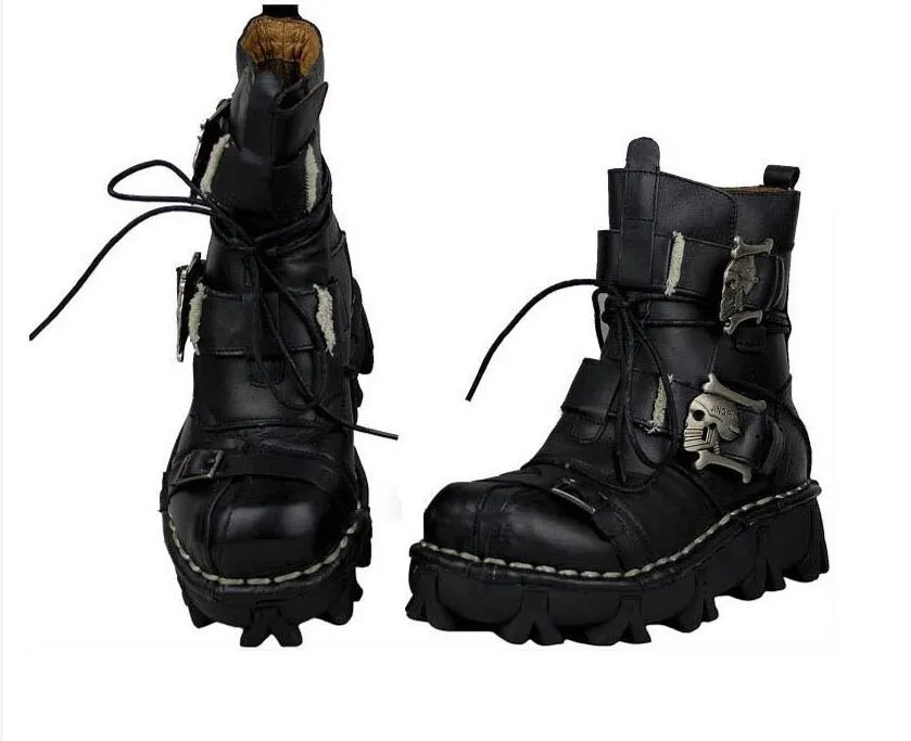 Skull Boots SteamPunk