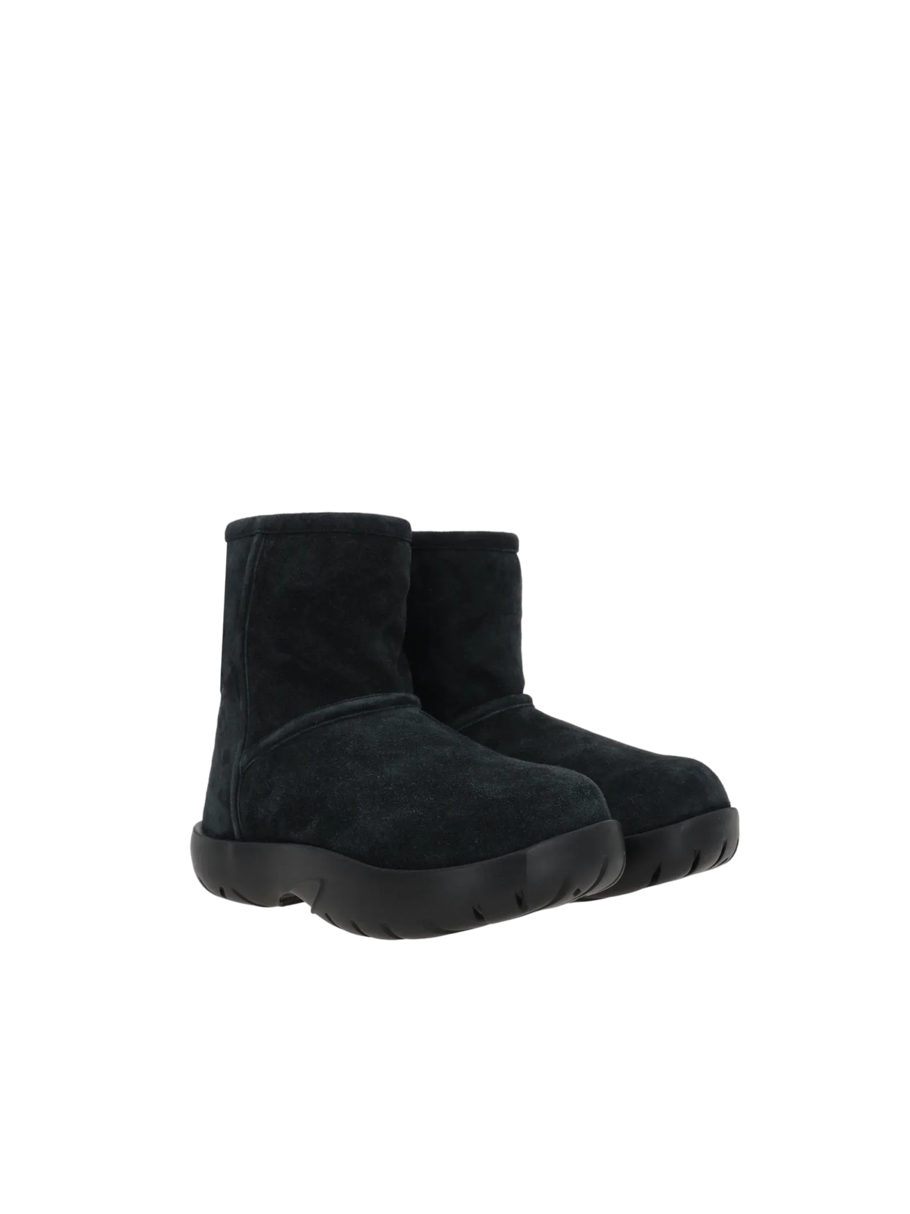Snap Suede Ankle Boots