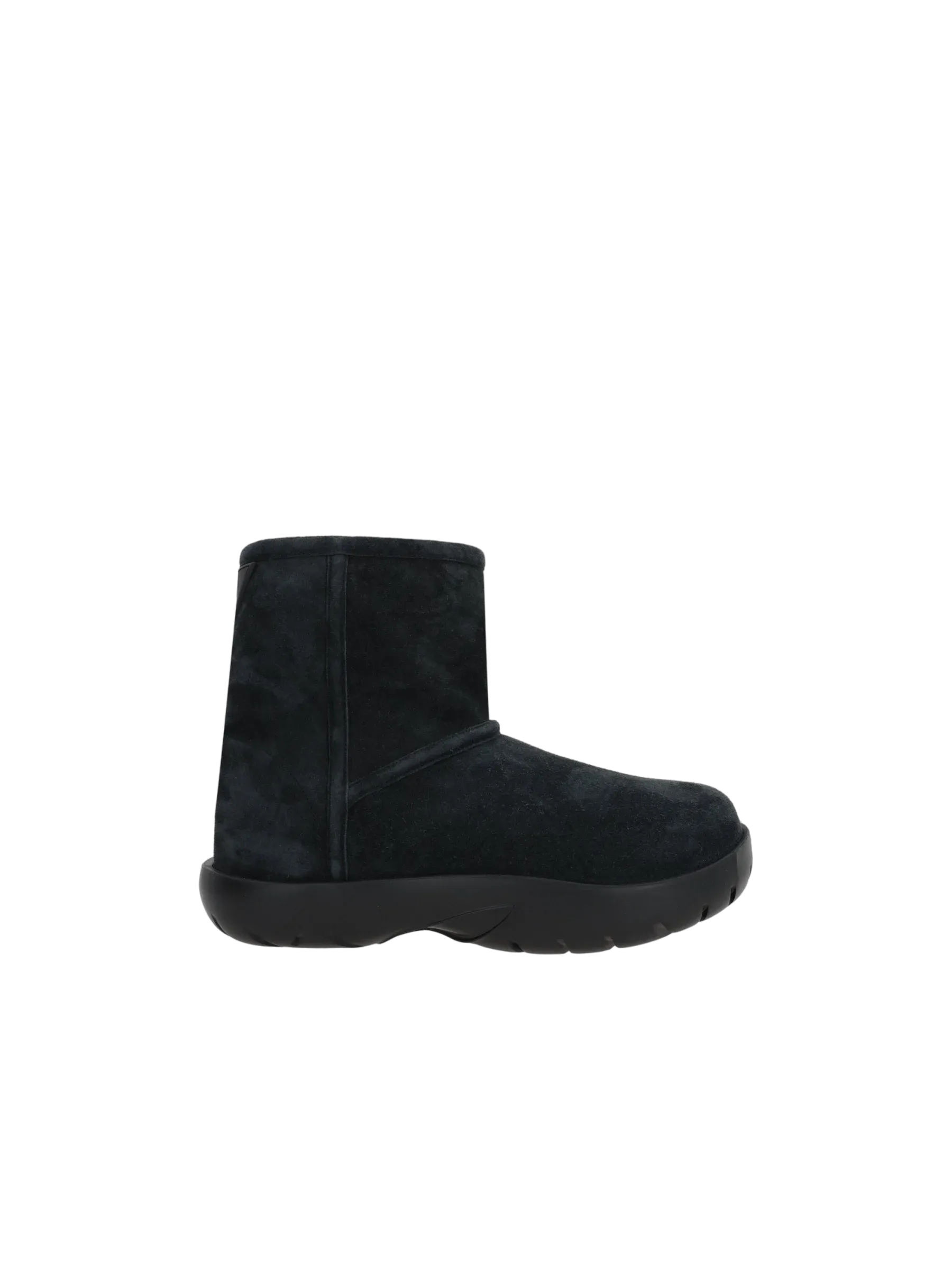 Snap Suede Ankle Boots