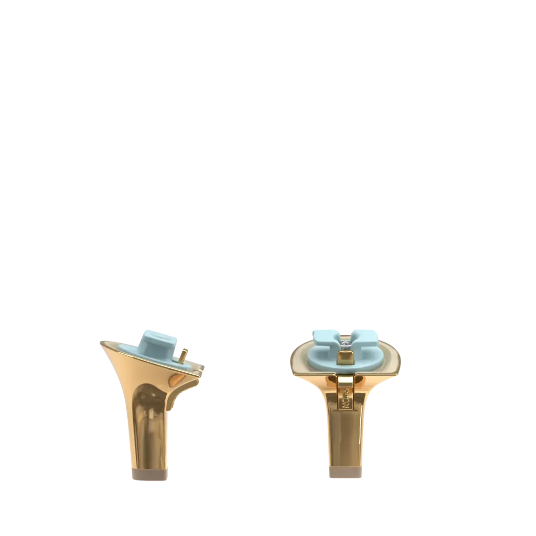 Stiletto Heel Kit 3 Chrome Gold