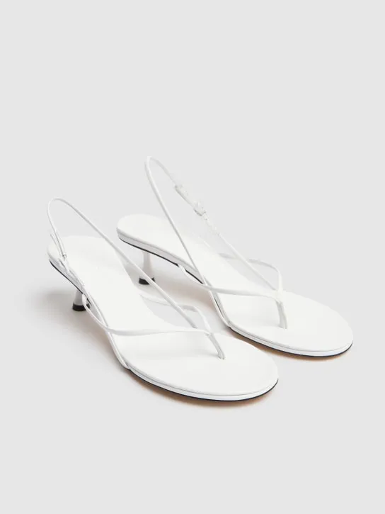 Studio Amelia   50mm Wishbone leather sandals 