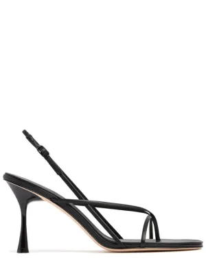 Studio Amelia   90mm Wishbone leather sandals 